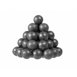 RazorGun 20pcs steel rubber bbs .68cal