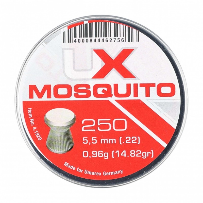 Umarex Mosquito 250pcs 5,5mm/.22cal flat pellets