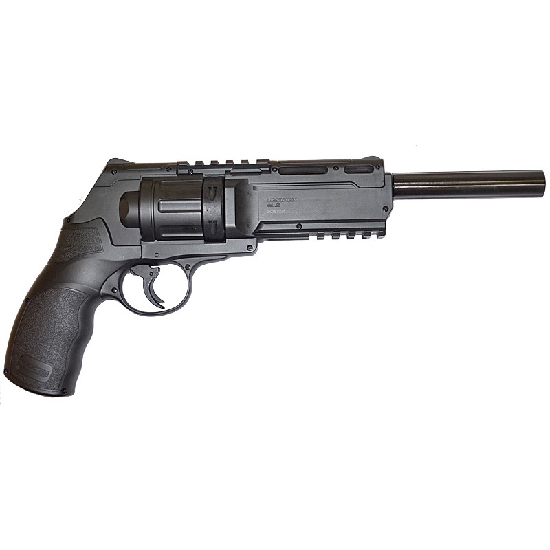 Umarex T4E HDR50 .50cal +25 Joule revolver with steel tuning barrel and powerkit
