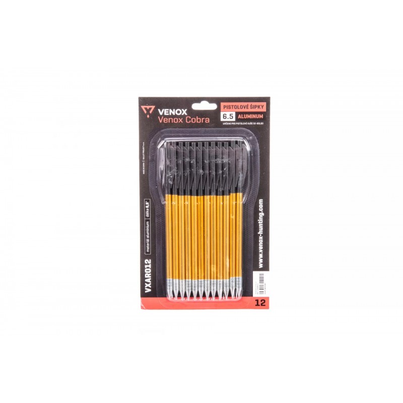 12 pcs aluminium arrows Beast Hunter Cobra 16,5cm, 6,5"