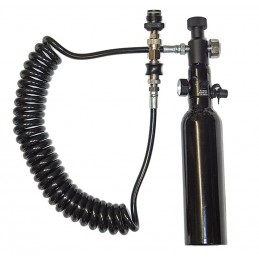 200bar/3000PSI 0,2L HPA bottle, 850 PSI reg