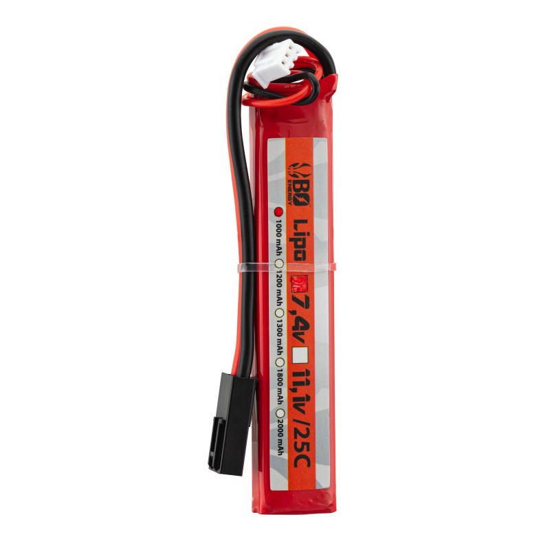 Lipo battery 7,4V 1000 mAh 25C mini tamiya, PWD