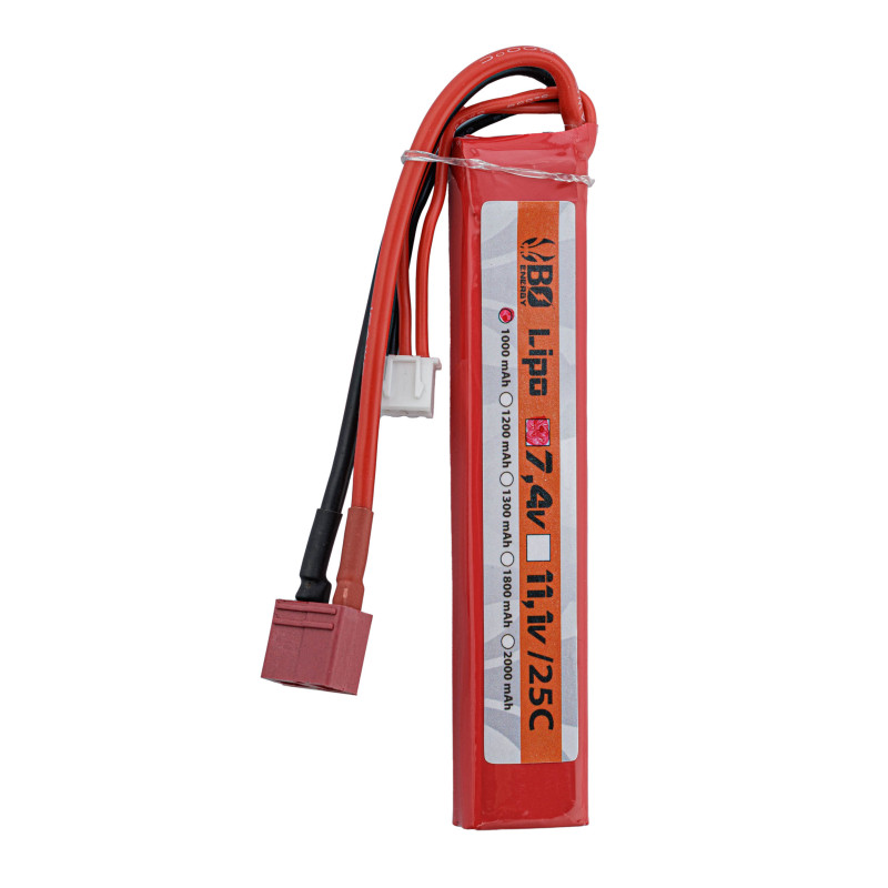 Lipo akku 7,4V 1000 mAh 25C deans, PWD