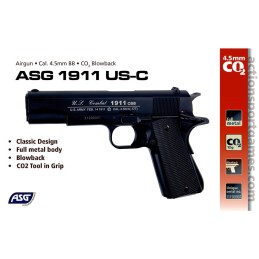 ASG 1911 US-C CO2, 4,5mm BB Airgun