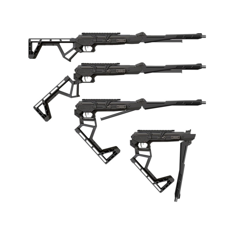 Black Bunker BM8 4,5mm Survival Airgun, black