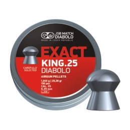 JSB Exact King 150pcs 6,35mm/.25cal pellets