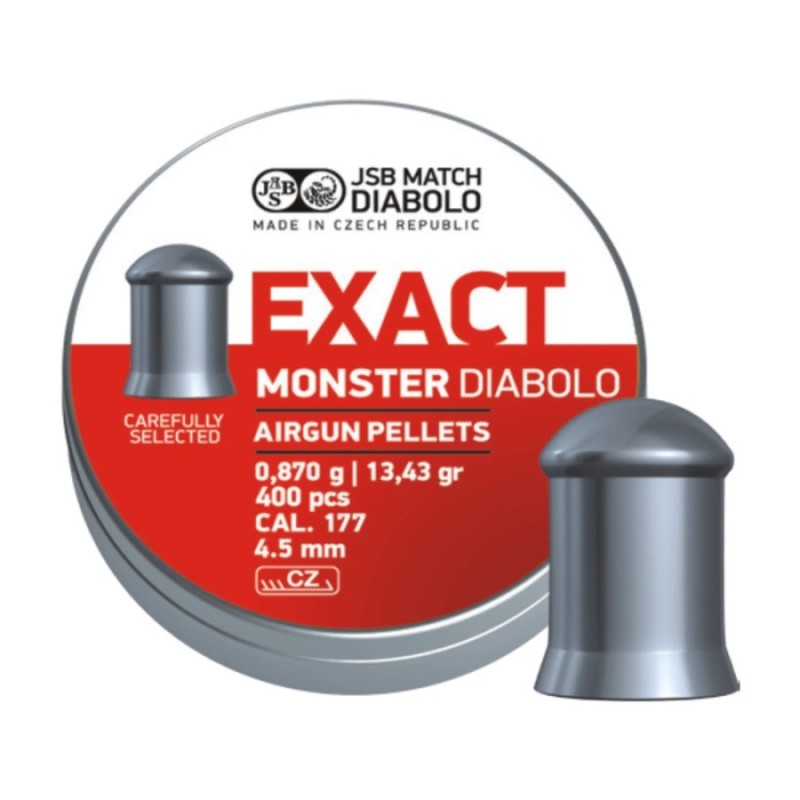 JSB Exact Monster 4,52mm/.177cal 400kpl luoteja
